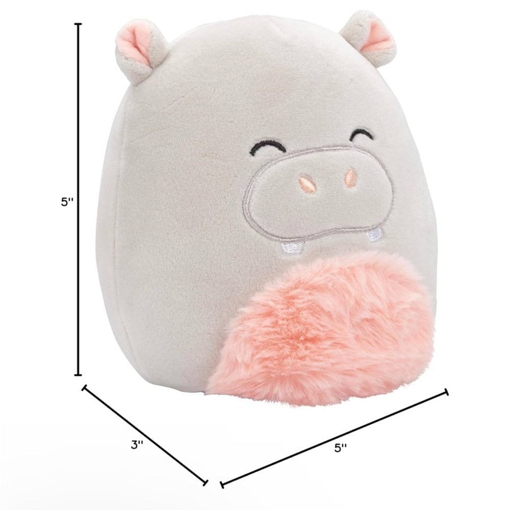 NEW! Two Squishmallows 10" Hannah & Harrison The Hippos 2-Pack Plush Collectible - Picture 8 of 12